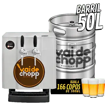Barril de Chopp 50 Litros - Vai de Chopp